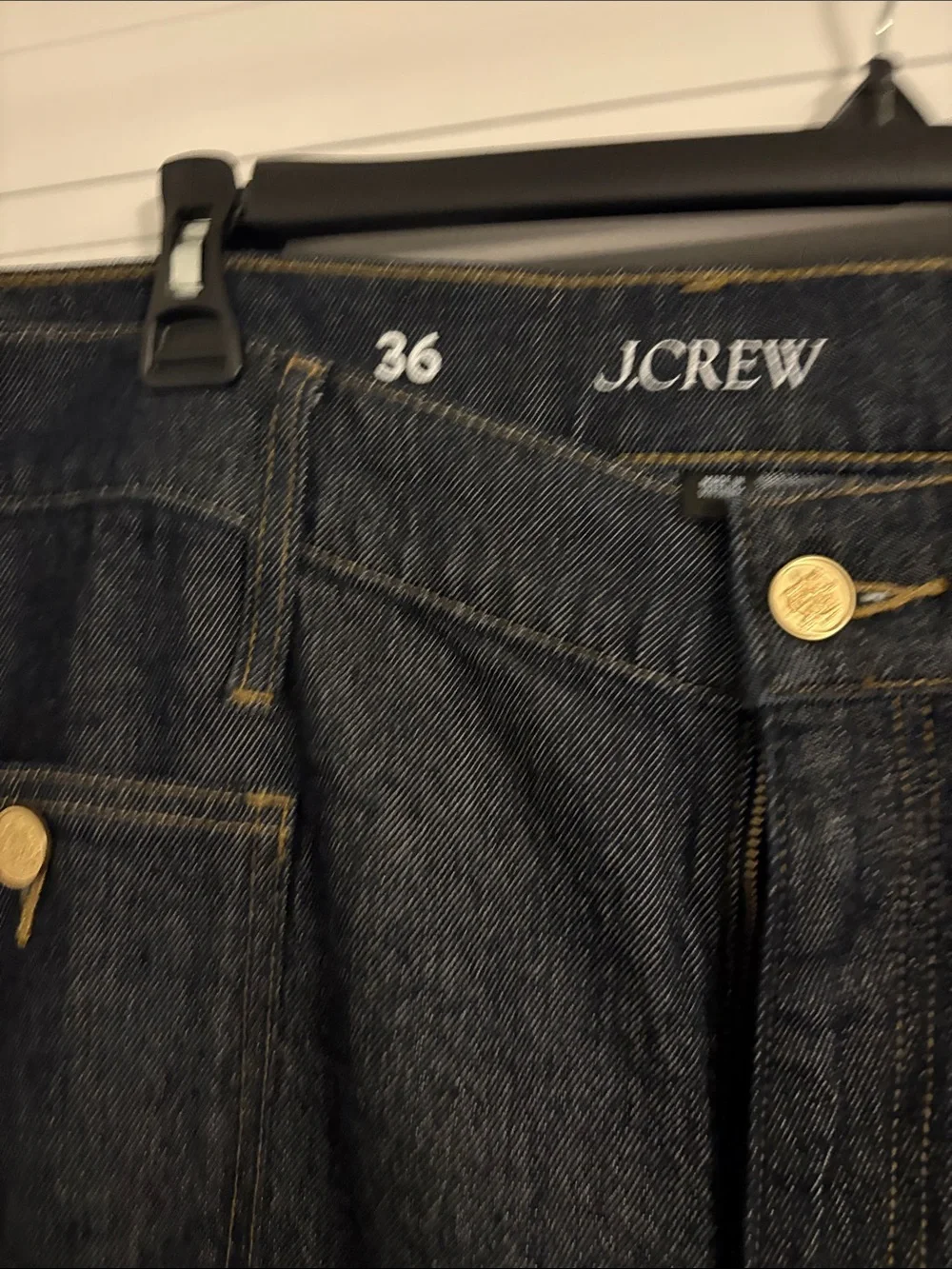 J. Crew Men's Dark Indigo Bootcut Jeans